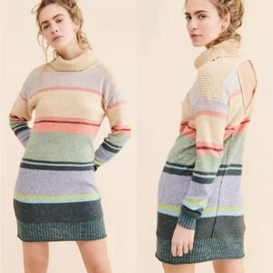 Anthropologie Daily Practice Keep It Cool Sweater Dress Size 2X